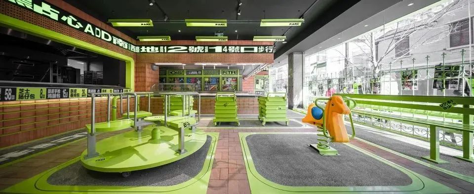 揭阳广莲申点心公园深圳餐饮空间设计，将公园搬进了店内